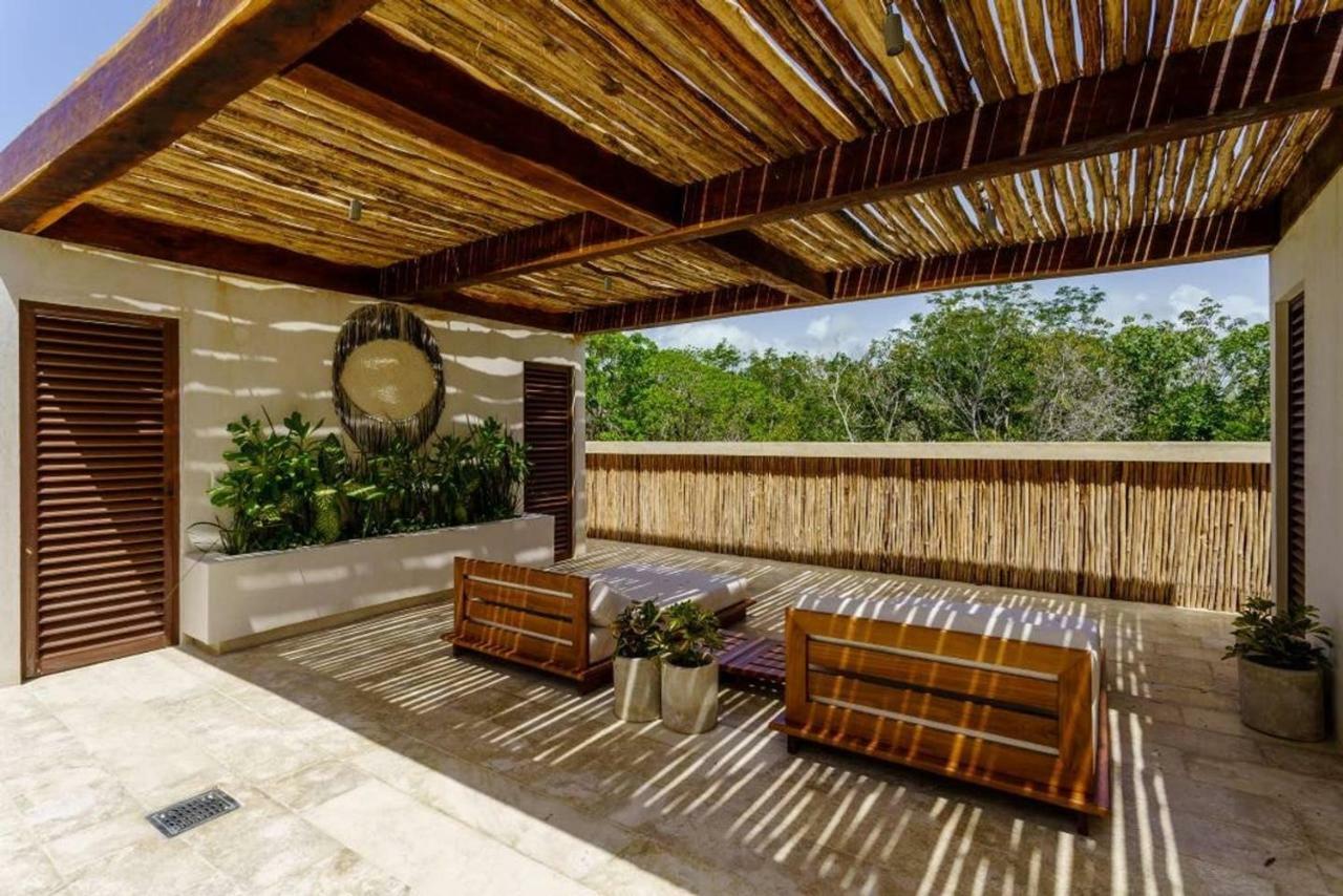 Jungle Luxury In Private Residential Area & Stunning Rooftop By Stella Rentals Tulum Luaran gambar