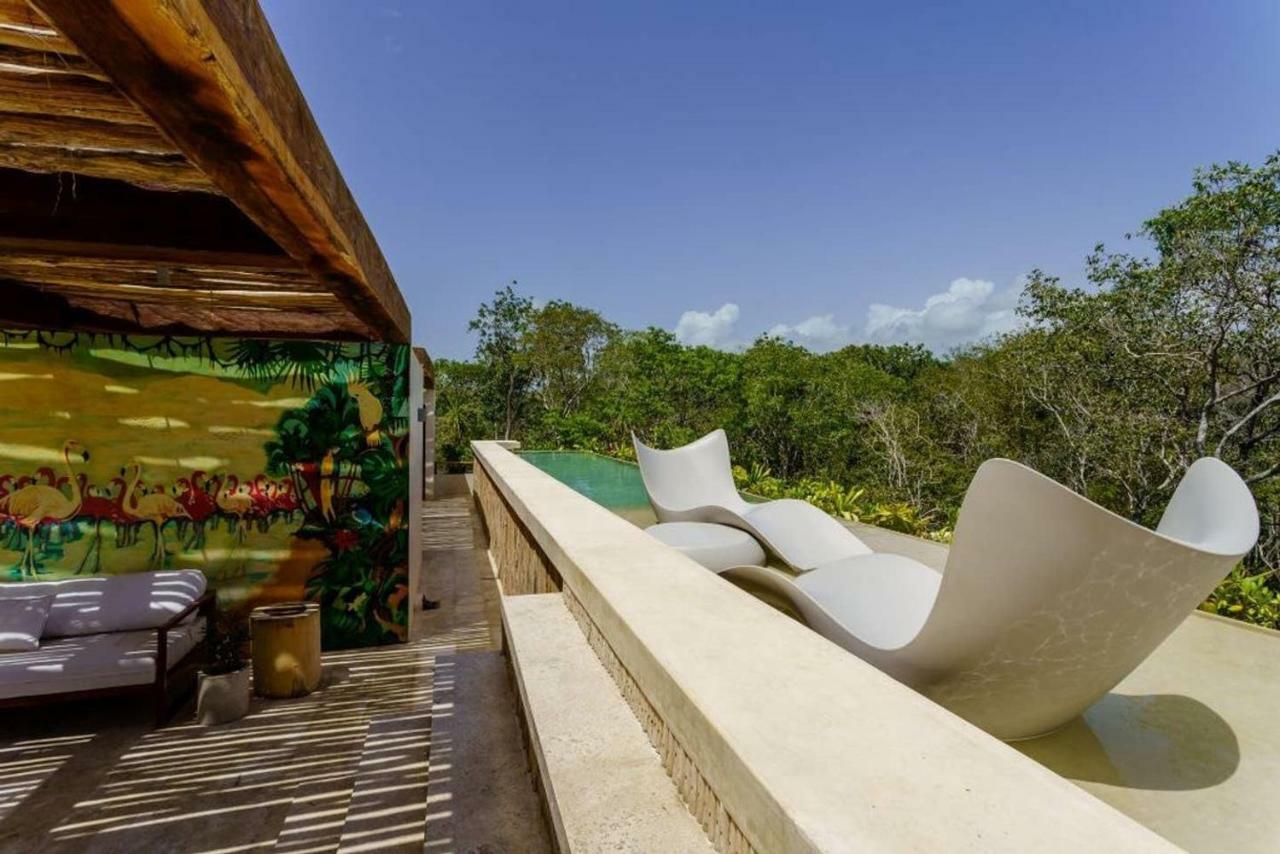Jungle Luxury In Private Residential Area & Stunning Rooftop By Stella Rentals Tulum Luaran gambar