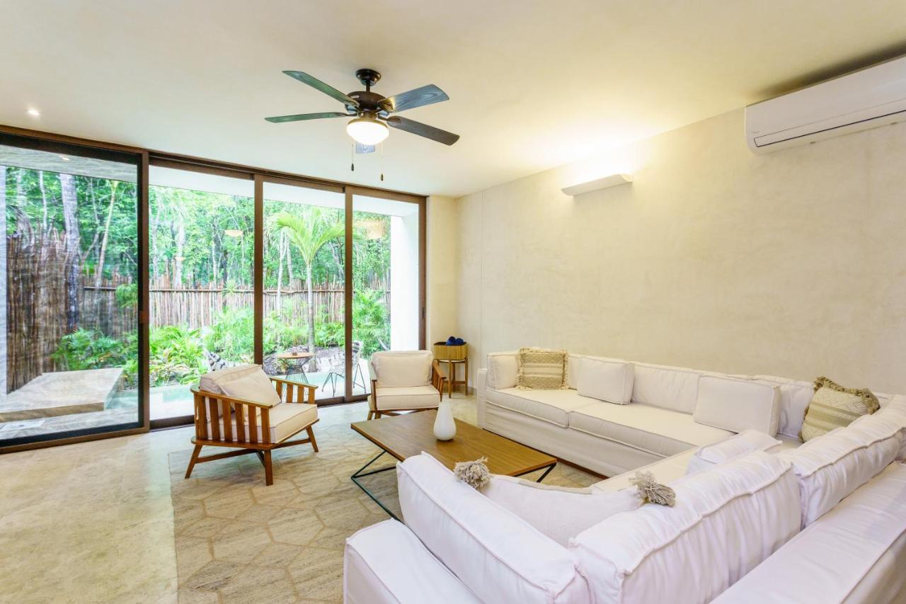 Jungle Luxury In Private Residential Area & Stunning Rooftop By Stella Rentals Tulum Luaran gambar